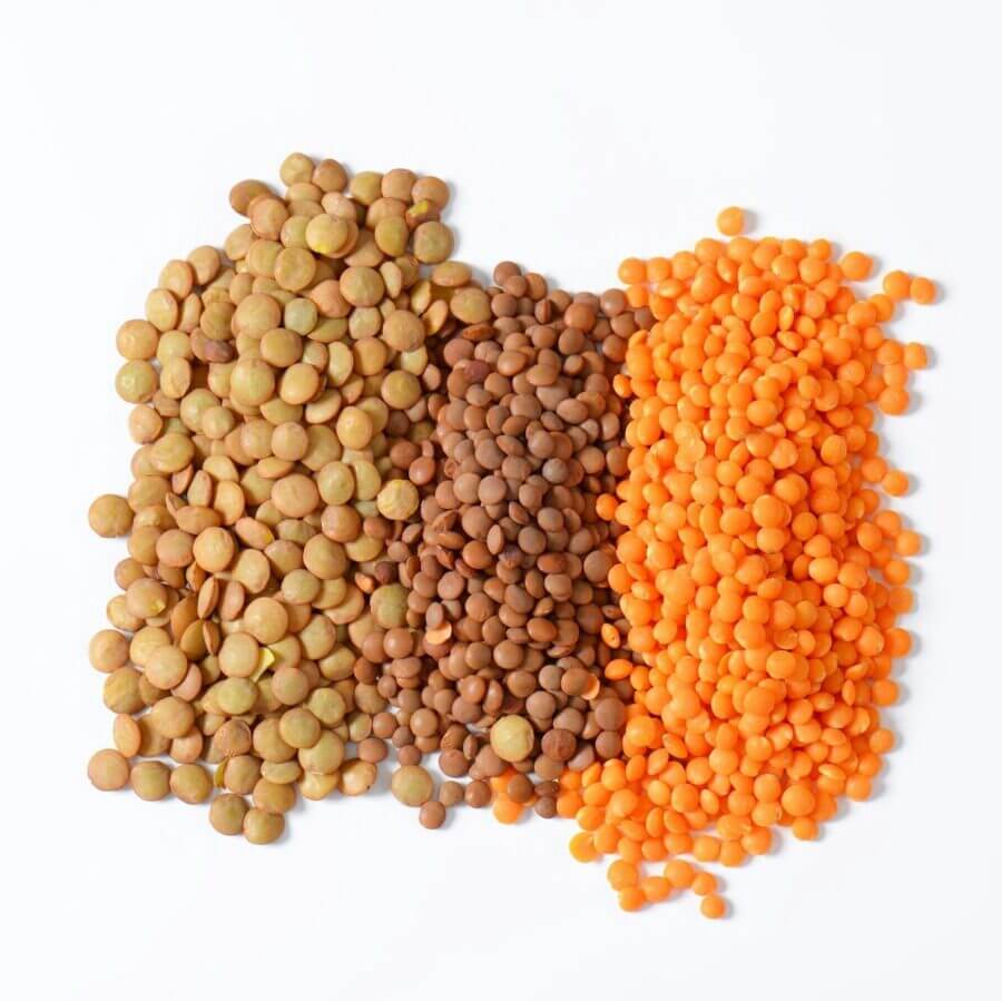 Heap of lentils
