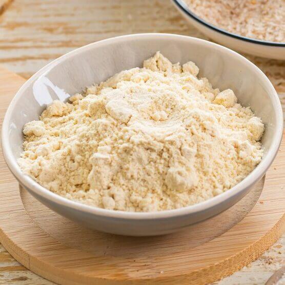 Various gluten free flour, almond and coconut flour, psyllium husk powder