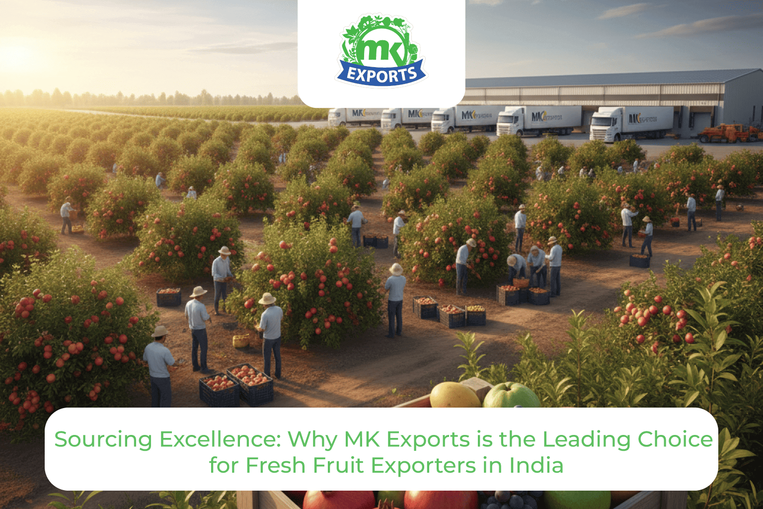 Sourcing Excellence: Why MK Exports is the Leading Choice for Fresh Fruit Exporters in India